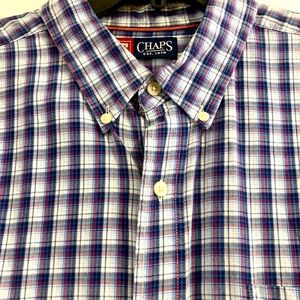 Ralph Lauren Chaps mens long sleeve cotton shirt, perfect condition Beautiful!